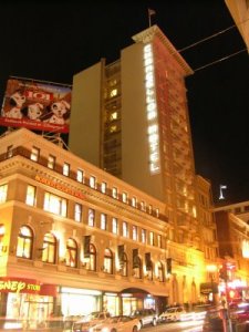 Earth Hour -- Chancellor Hotel San Francisco