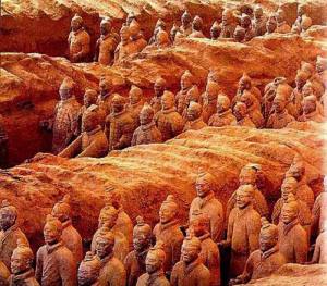 Tượng binh tướng trong mộ Tần Thủy Hoàng