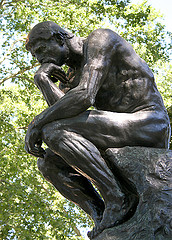 The Thinker, Rodin (1880)