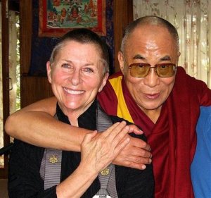 Joan Halifax and Dalai Lama