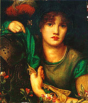 Greensleeves-Danta Gabriel Rossetti 1864