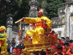 kiệu chúa- đình Nhội