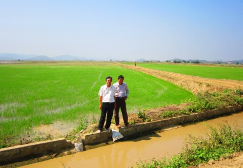Ông Thắng (trái) và ông Kỹ