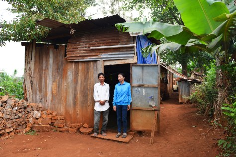 Nhà cũ của vợ chồng ông Ánh đầu tháng 4