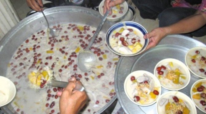 Nấu chè sakê nhân ngày Quốc khánh