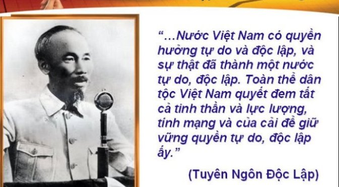 Ngày Quốc Khánh bàn về tự do*