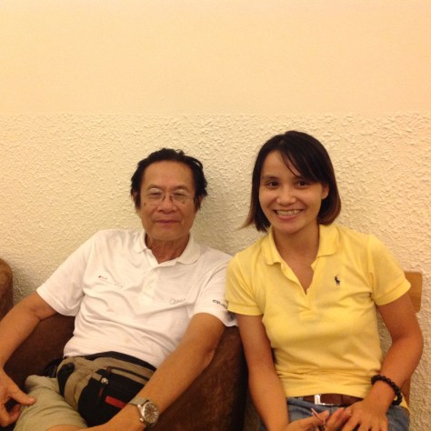 Hồng Thuận và nhạc sĩ Dương Thụ