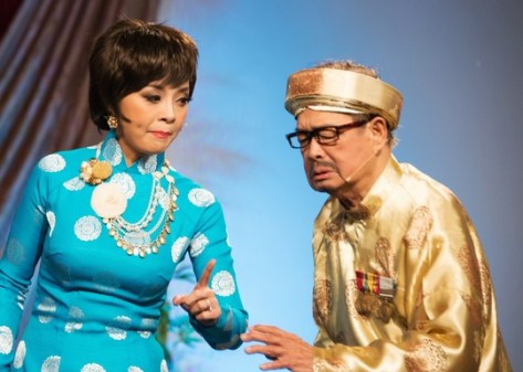 Nghệ sĩ lão thành Văn Chung, người sáng tạo nụ cười dê xòm độc nhất vô nhị.