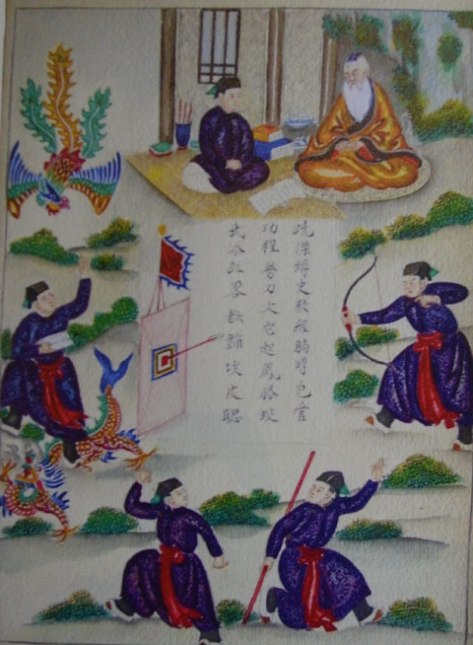 Bản thảo truyện Lục Vân Tiên bằng tranh vẽ trong khoảng 1915 - 1919 được giới thiệu lần đầu tiên tại Idecaf, TP HCM.