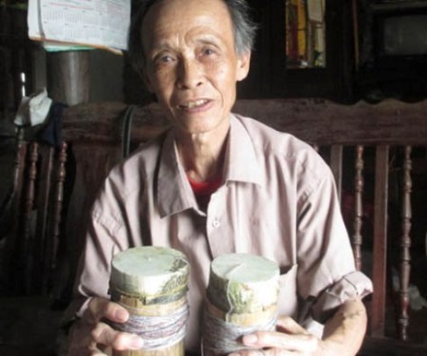 Ông Nguyễn Văn Đài - nghệ nhân làm Ống.