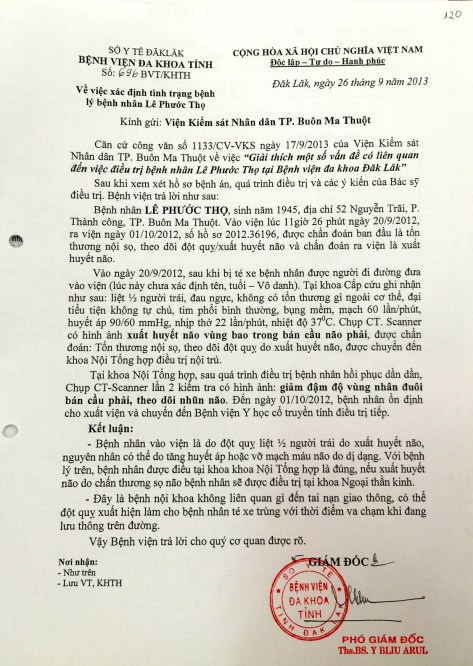 Công văn 696 của bệnh viện đa khoa tỉnh