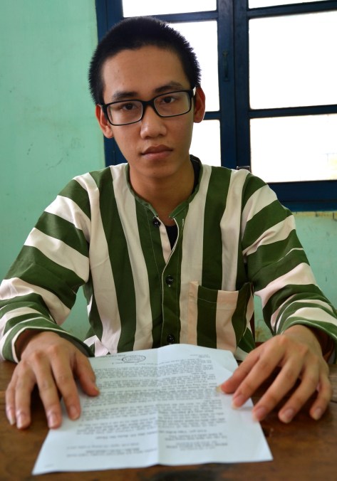 Em Thiện được đọc CV 696 tại trại giam