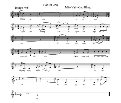 NS Nguyễn Đình Nghĩa ký âm.