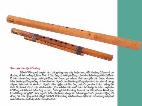 Sáo Mèo tộc H'Mông.