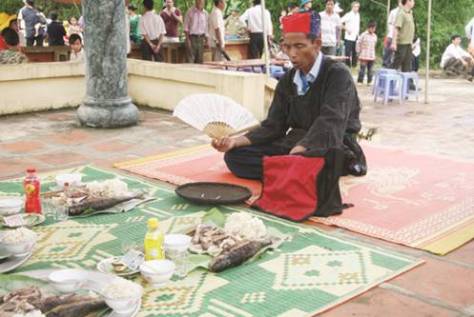 Lễ thờ cá của người Mường.