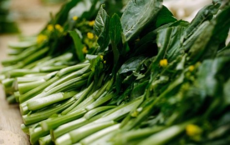 Rau xanh - món ăn không thể thiếu trong bữa cơm hàng ngày của người Ngái.