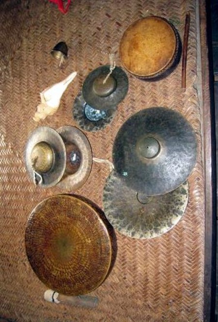 Các loại nhạc khí của dân tộc Nùng.