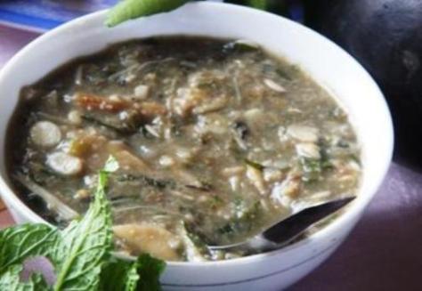 Mây đắng nấu cá nhép.