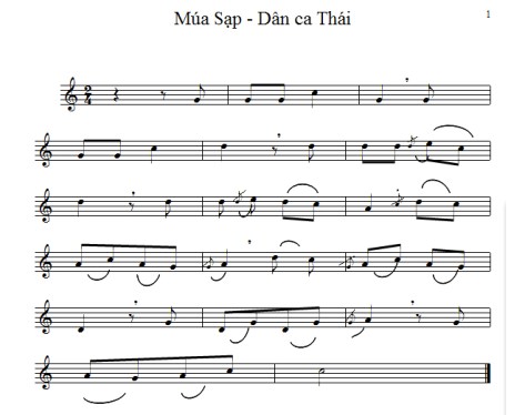 NS Nguyễn Đình Nghĩa ký âm.