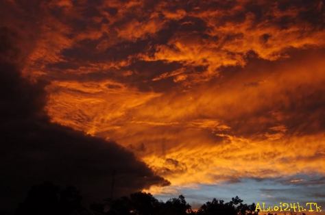 Hoàng hôn trên A Lưới.