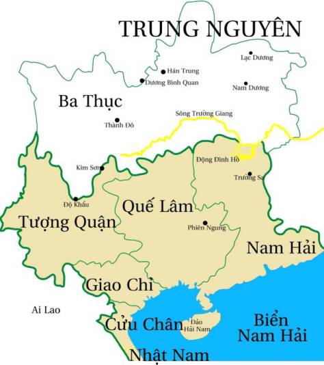 Bản đồ Lĩnh Nam.