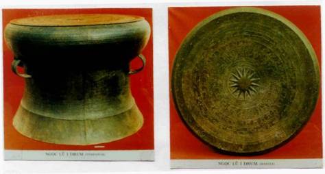 Trống đồng Ngọc Lũ loại I.