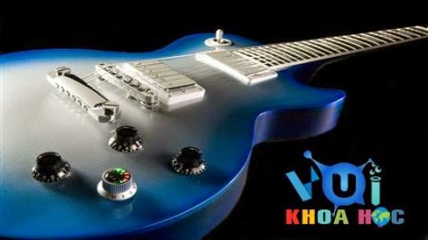 gphimlom_Cây guitar điện màu xanh đẹp tuyệt