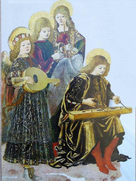 tamthapluc_Hammered dulcimer accompanied by lute, tambourine and bagpipe