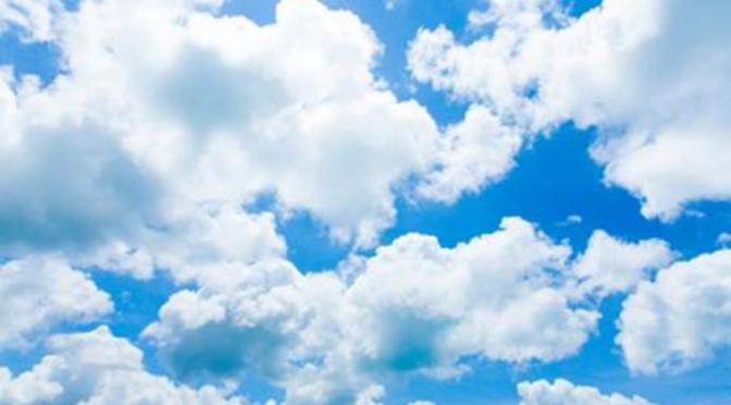 Chiều mây trắng bay