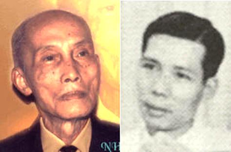 NS Nguyễn Văn Tuyên và nhà thơ Nguyễn Văn Cổn.