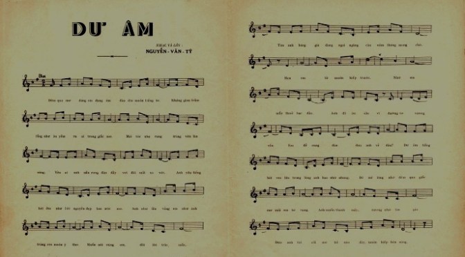 Tân Nhạc VN – Ca Khúc Vượt Thời Gian – “Dư Âm”