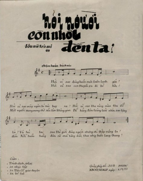 hoangthitho_Hỏi Người Còn Nhớ Đến Ta2