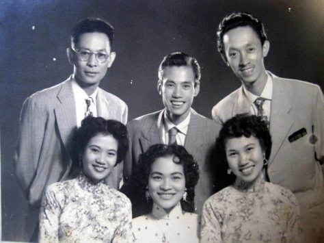 NS Phạm Duy, NS Phạm Đình Chương, Hoài Trung, Thái Hằng, Khánh Ngọc, Thái Thanh.