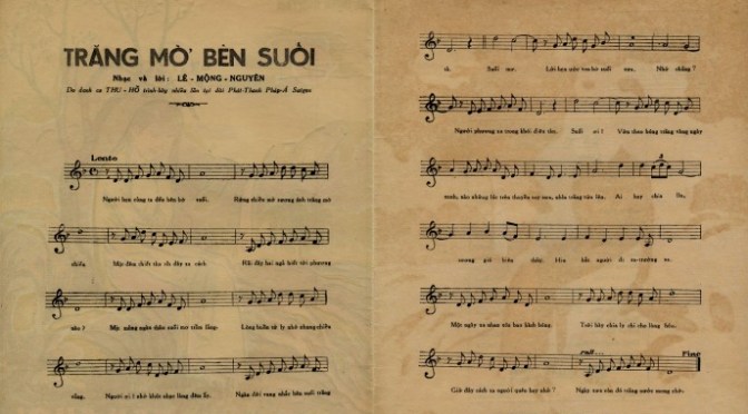 Tân Nhạc VN – Ca Khúc Vượt Thời Gian – “Trăng Mờ Bên Suối”