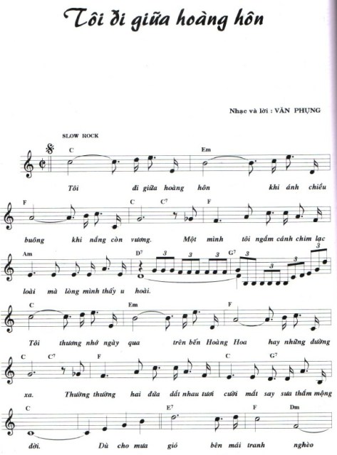 vanphung_Tôi Đi Giữa Hoàng Hôn