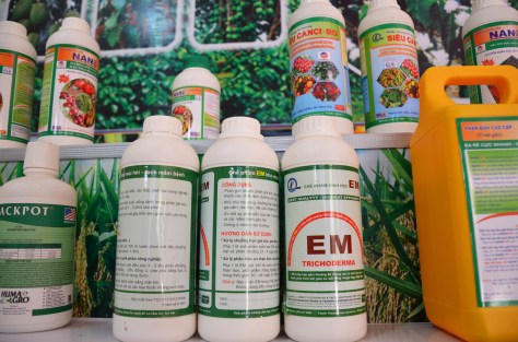 Hàng hóa trưng bày trong văn phòng chi nhánh Cty Thuận Phong