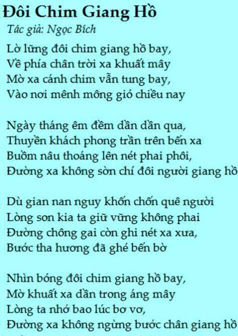 ngocbich_Đôi Chim Giang Hồ