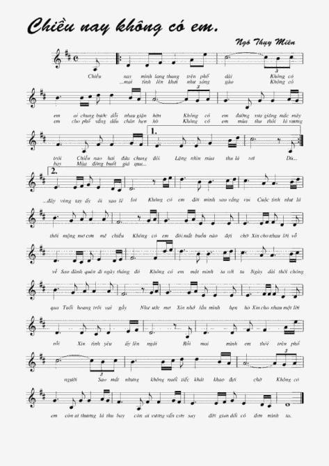 ngothuymien_Chiều Nay Không Có Em