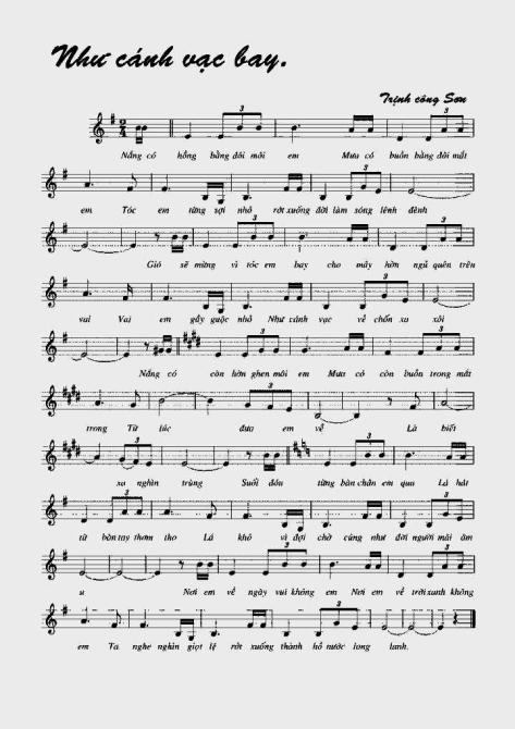 trinhcongson_Như Cánh Vạc Bay