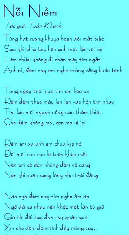 tuankhanh_Nỗi Niềm