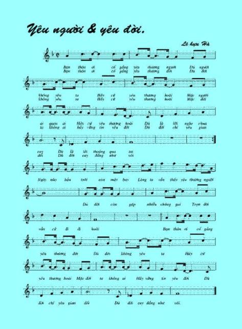 lehuuha_Yêu Người Yêu Đời