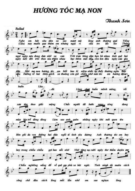 thanhson_Hương Tóc Mạ Non