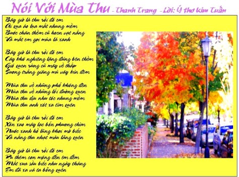 thanhtrang_Nói Với Mùa Thu