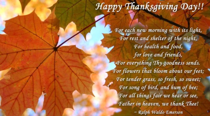 Happy Thanksgiving !