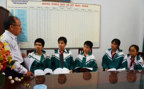 Trái qua Thầy Ban với 5 Hs xuất sắc Vượng-Nguyên-Dũng-Trân-Anh