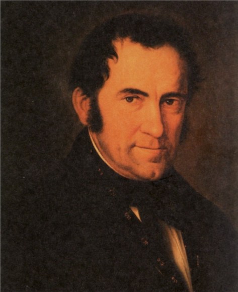 Franz Xaver Gruber, vẽ bởi Sebastian Stief (1846).