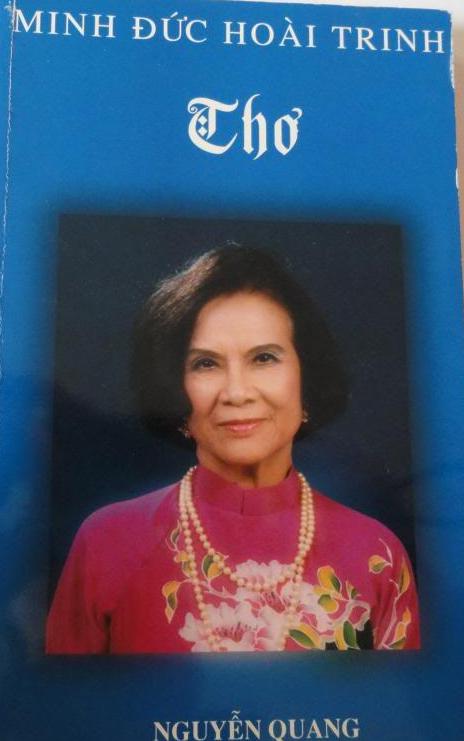 Nhà văn/Thi sĩ Minh Đức Hoài Trinh.