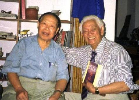 Thi sĩ Huy Cận và Nhạc sĩ Phạm Duy.