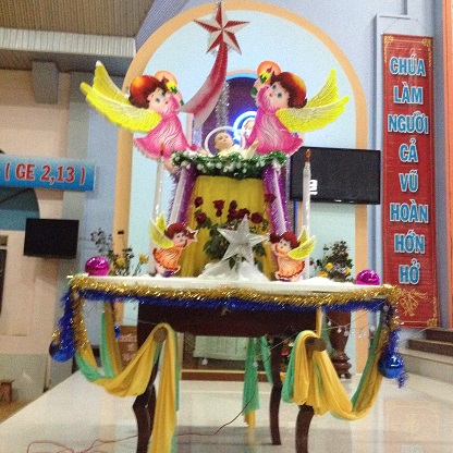 Kiệu Chúa Hài Đồng của giáo xứ Thuận Hiếu