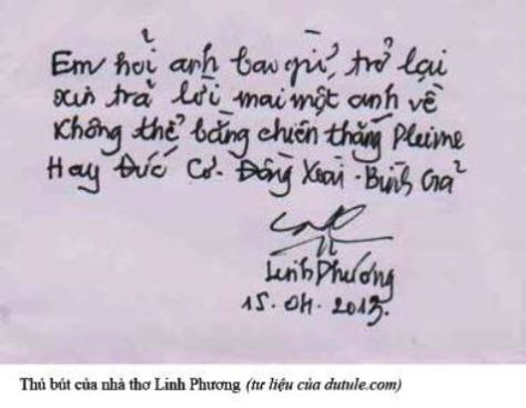 linhphuong_Thủ bút